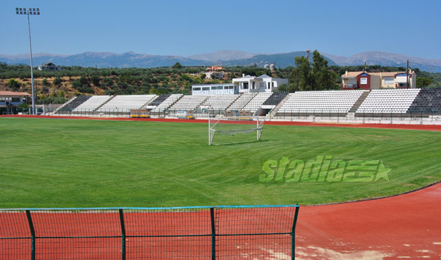 Aeghio Municipal Stadium (west stand) © G.Drougoutis - Click to enlarge!
