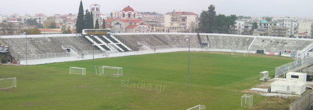 Doxa Drama Stadium from the south-east