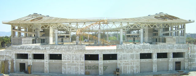 The new Faliro Arena from the north-west (July 2003)