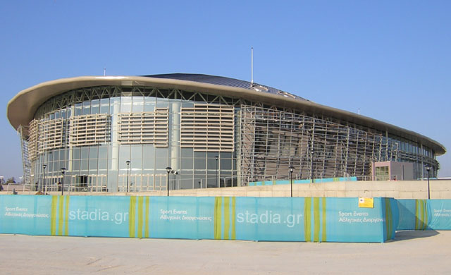 The new Faliro Arena from the south (March 2004)
