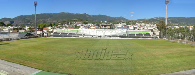 The south main stand of Messiniakos Stadium - Click to enlarge!