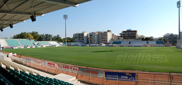 The east (left) and south (right) stands of Komotini Stadium - Click to enlarge!