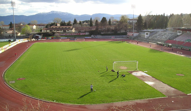 Kozani Stadium from the north     www.kozanifc.gr  -  Click to enlarge!