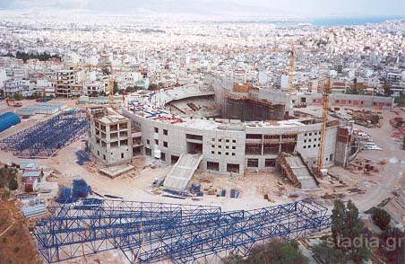 View of the construction site (September 2002)