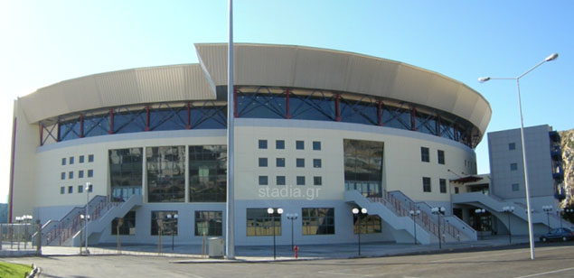 Outside view of Nikea Indoor Hall (January 2004)