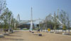 The Olympic Stadium seen from the Agora (August 2004) - Click to enlarge!