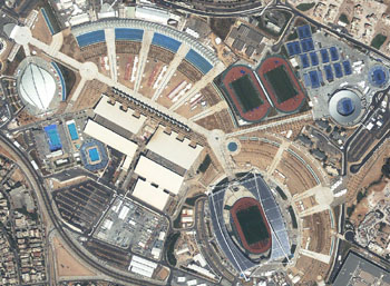 Athens Olympic Sports Complex - Click to enlarge!              � digitalglobe.com