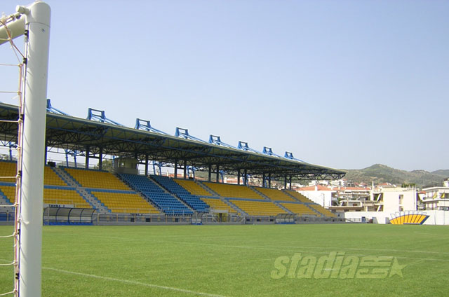 The main west stand of Panetolikos Stadium - Click to enlarge!