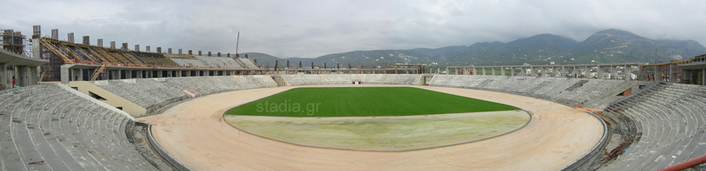 The Panthessalian Stadium from the south stand (December 2003)