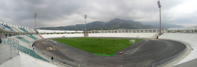 The Panthessalian Stadium from the south-west (March 2004)