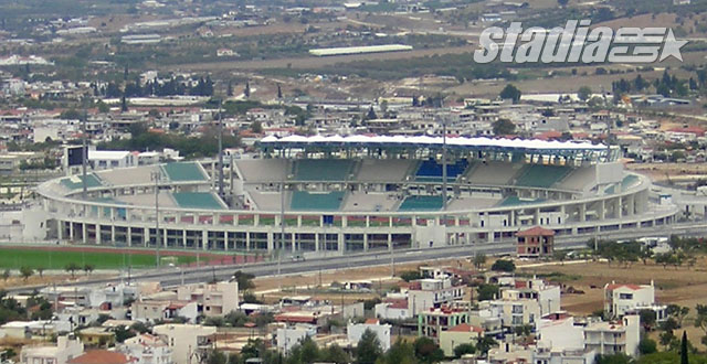 The Panthessalian Stadium from the east (October 2004) - Click to enlarge!