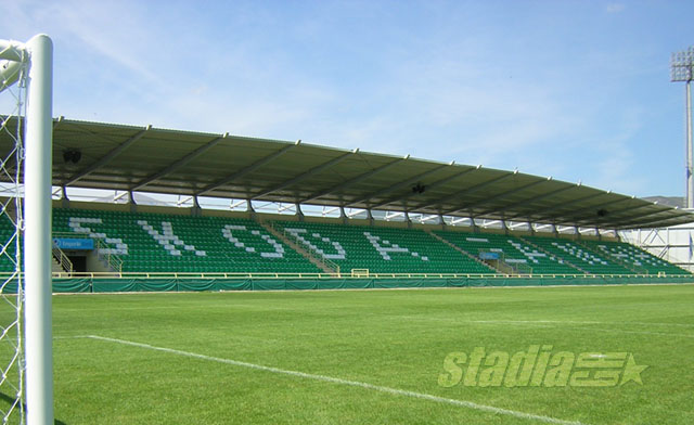 The west stand of Skoda Xanthi Arena - Click to enlarge!