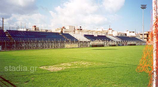 The main southern stand of the stadium