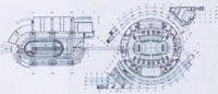 Ground plan of the arena and the training centre - Click to enlarge!