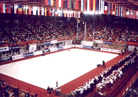 The arena during the Rhythmics Championships