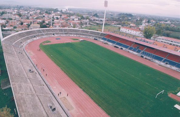 General view of Trikala Stadium