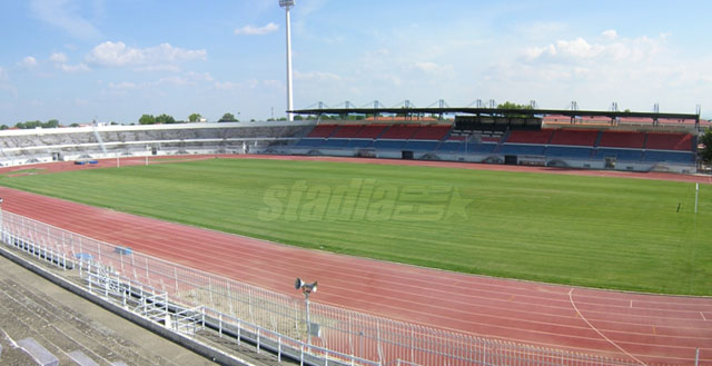 The main stand of Trikala Stadium - Click to enlarge!