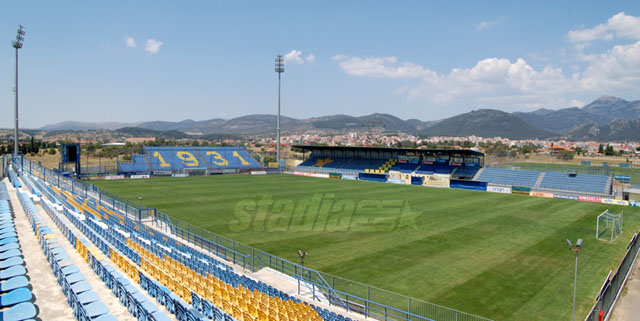 A view of Asteras Tripolis Stadium from the east stand - Click to enlarge!