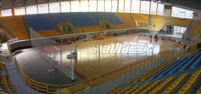 The interior of Xanthi Arena - Click to enlarge!